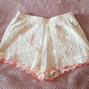 Lace shorts